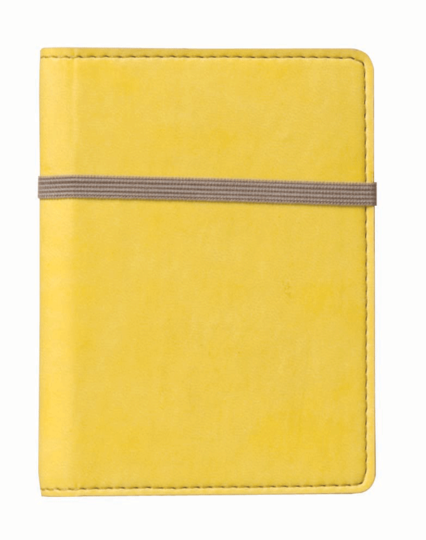Записная книжка "Ann" желтого цвета