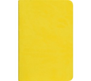 Записная книжка "Kline" желтого цвета