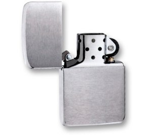 Зажигалка ZIPPO 1941 Replica™ с покрытием Brushed Chrome, латунь/сталь, серебристая, 36x12x56 мм