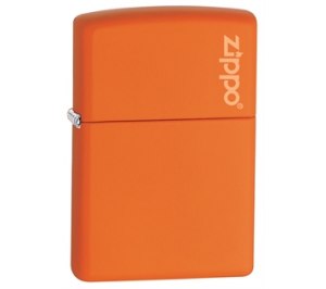Зажигалка ZIPPO Classic с покрытием Orange Matte, латунь/сталь, оранжевая, матовая, 36x12x56 мм
