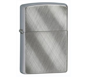 Зажигалка ZIPPO Classic с покрытием Brushed Chrome, латунь/сталь, серебристая, матовая, 36x12x56 мм