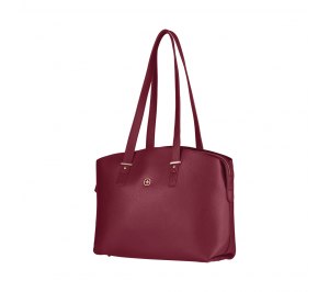 Сумка женская WENGER RosaElli с карманом для ноутбука 14", красная, полиэстер, 37 x29x19 см