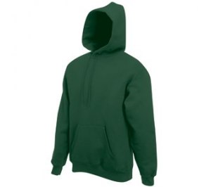 Толстовка "Hooded Sweat", темно-зеленый, 80% х/б, 20% п/э, 280 г/м2
