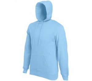 Толстовка "Hooded Sweat", небесно-голубой, 80% х/б, 20% п/э, 280 г/м2
