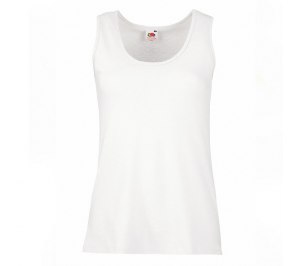 Майка "Lady-Fit Valueweight Vest", белый, 100% х/б, 160 г/м2