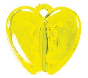 HEART CLACK, держатель для авторучки, прозрачный желтый