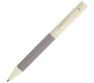 PROVENCE, ручка шариковая, хром/светло-серый, металл, PU