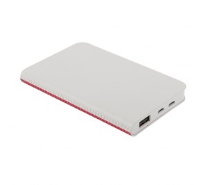 Универсальное зарядное устройство "Franki" (4000mAh),белый с красным, 7,5х12,1х1,1см