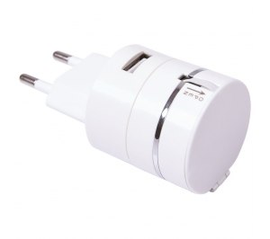 Кабель Plug 3 в 1 для зарядки от сети, белый