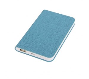 Универсальное зарядное устройство "Provence" (4000mAh),голубой,7,5х12,1х1,1см, искусственная кожа,пл