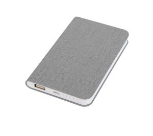Универсальное зарядное устройство "Provence" (4000mAh),серый,7,5х12,1х1,1см, искусственная кожа,плас