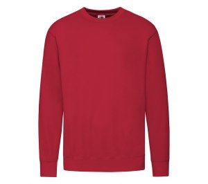 Свитшот без начеса "Lightweight Set-in Sweat", красный, M, 80% х/б 20% полиэстер, 240 г/м2