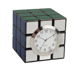 Часы настольные «Кубик Рубика»