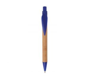 Ручка шариковая «Листок» бамбуковая/синяя
