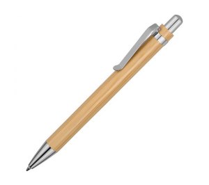 Ручка шариковая Bamboo, бамбуковый корпус.
