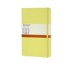 Записная книжка Moleskine Classic (в линейку) в твердой обложке, Large (13x21см), цитрусовый