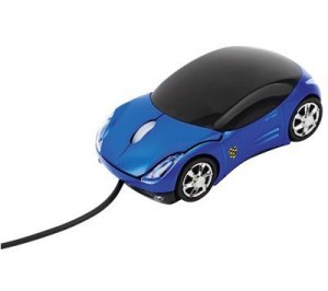 Мышка оптическая в форме автомобиля с подсветкой фар, работающая от USB