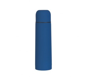 Термос с прорезиненным покрытием "Крит" 0,5 л., синий