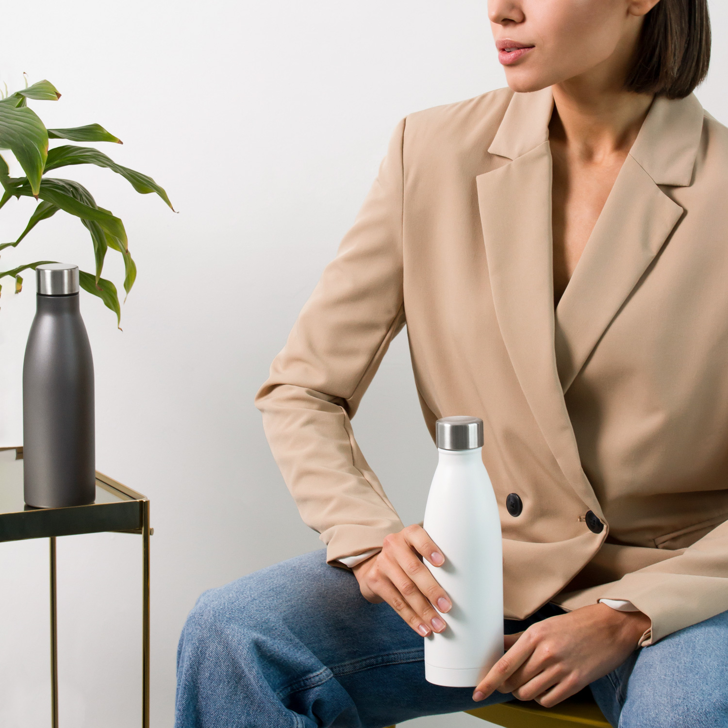 Термобутылка вакуумная герметичная, Fresco Neo, 500 ml, серая