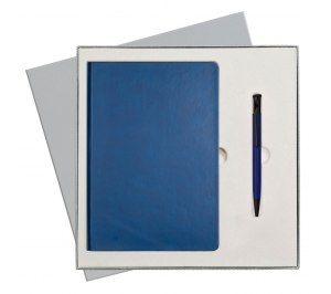 Подарочный набор Portobello/Sky синий-9 (Ежедневник недат А5, Ручка)