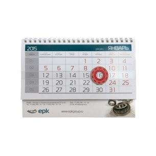 Изготовление настольного календаря в корпоративном стиле