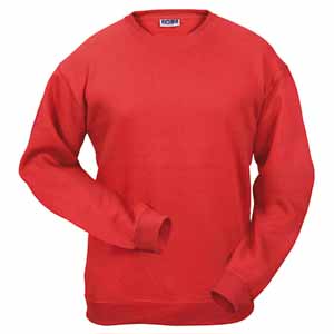 Толстовка "New Supreme", красный, 50% хлопок, 50% полиэстер, 280м/г2