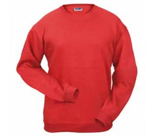 Толстовка "New Supreme", красный, 50% хлопок, 50% полиэстер, 280м/г2