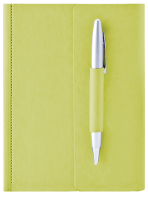 Записная книжка "Flavin" зеленого цвета