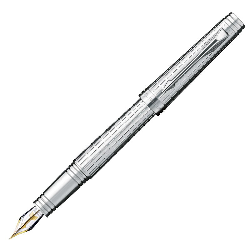 Ручка перьевая "Parker Premier Deluxe ST Graduated Chiselling", F