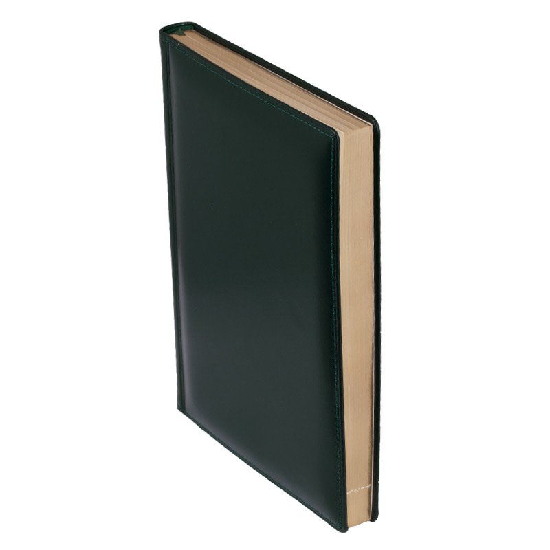 Недатированный ежедневник SIENA 5452 (650U) 145x205 мм крем. блок, позолоч срез, зеленый, в коробке