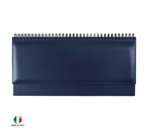 Планинг SIENA 5495 (794) 298x140 мм, синий, белый блок, посеребряный срез 2016