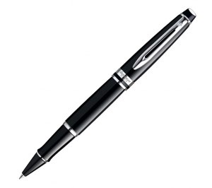 Авторучка-роллер "Expert Black CT" F, черный стержень