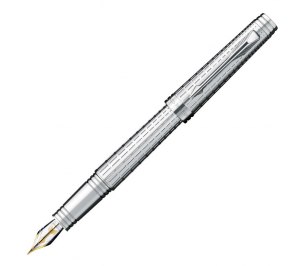 Ручка перьевая "Parker Premier Deluxe ST Graduated Chiselling", F