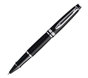 Авторучка-роллер "Expert Matte Black CT" F, черный стержень