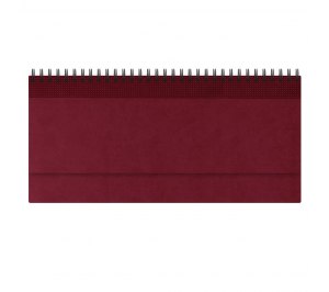 Планинг VELVET 5495 (794) 298x140 мм, бордовый 2018