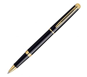 42053 Ручка - роллер "Waterman Hemisphere Mars Black GT" F черный стержень