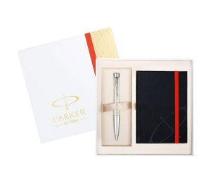Набор Parker «авторучка Parker Urban Premium Pearl BP + блокнот» M