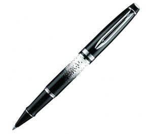 Ручка роллер «Waterman Expert Омбр & Люмьер Си Ти" F, черный стержень