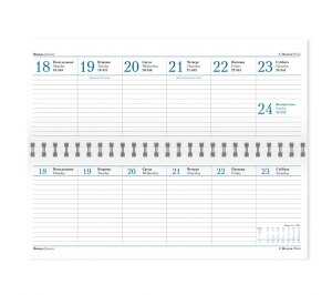 Планинг датированный City Winner 298х140 мм, черный 2016