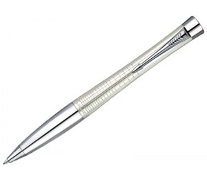 Авторучка шариковая Urban Premium Белый жемчуг (Pearl Metal Chiselled)