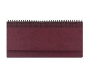 Недатированный планинг VELVET 794U(5496) 298x140 мм бордовый