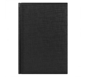 Ежедневник недатированный City Flax 145х205 мм, черный