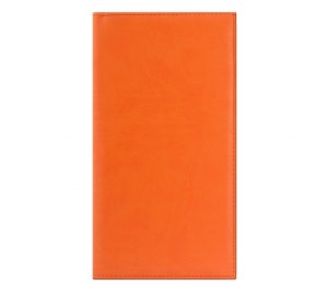 Визитница Velvet, 130х240 мм, 72 карты, апельсин, N