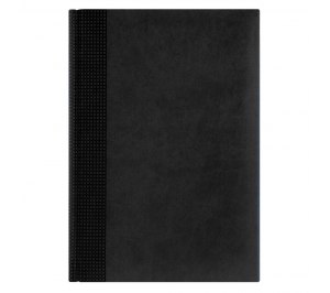 Недатированный ежедневник VELVET 650U (5451) 145x205мм черный, без календаря