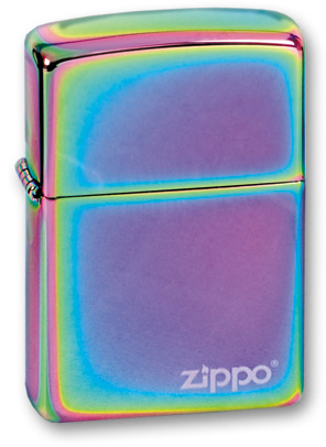 Зажигалка ZIPPO Classic с покрытием Spectrum™, латунь/сталь, разноцветная, глянцевая, 36x12x56 мм