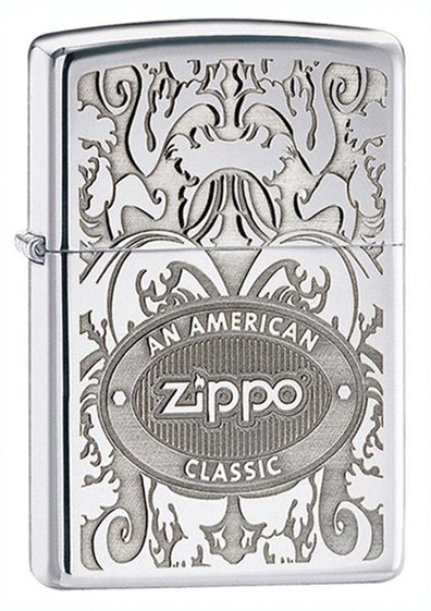  ZIPPO Crown Stamp   High Polish Chrome, /, , 36x12x56 