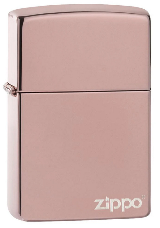 Зажигалка ZIPPO Classic с покрытием High Polish Rose Gold, латунь/сталь, розовое золото, 36х12х56 мм