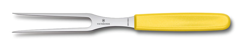 Вилка разделочная VICTORINOX 15 см, жёлтая, в картонном блистере