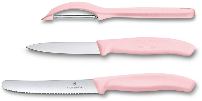 Набор из 3 ножей VICTORINOX Swiss Classic: нож для овощей, столовый нож 11 см, нож для овощей 8 см