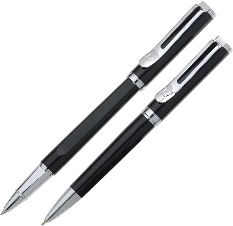 Набор Pierre Cardin PEN&PEN: ручка шариковая + роллер, цвет - черный. Упаковка Е-1.